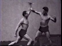 Joe Pilates teaching self-defense